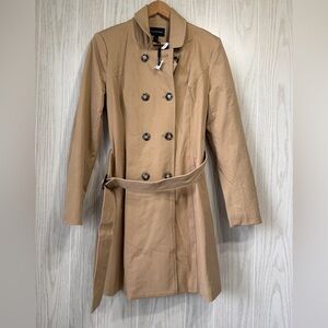 41 HAWTHORN Khaki Crue Long Trench Jacket (Size M, NWT)